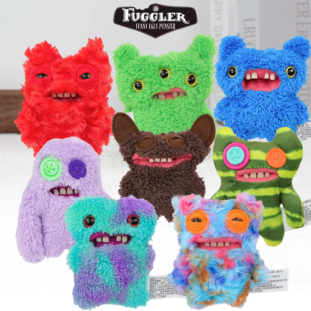 Fuggler Ugly Teeth Monsters Original Plush Toys Screamer Giggle Gaping Pranker Monster Keychain Punk Niche Fluffy Pendant Gift Fuggler Ugly Teeth Monsters Original Plush Toys Screamer Giggle Gaping Pranker Monster Keychain Punk Niche Fluffy Pendant Gift